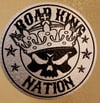 Road King Nation Silver Sticker 