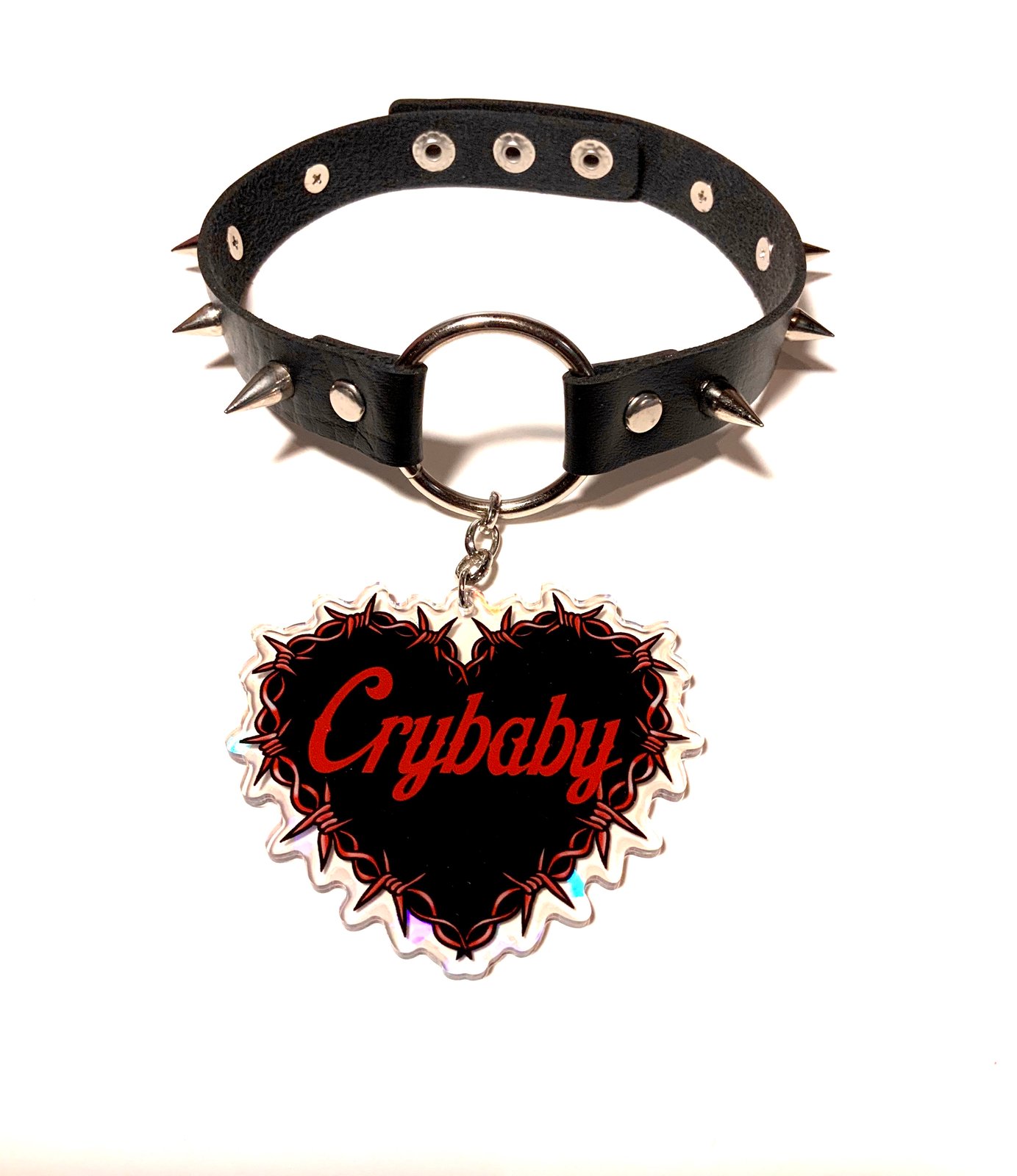 heart o ring choker