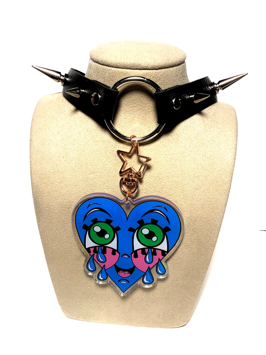 Image of Crybaby Spiked O-Ring Choker