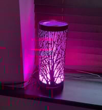 Image 3 of 26CM BLACK OR WHITE TREE LED OIL BURNER/WAX WARMER