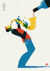 Image 2 of "Red, yellow, blue, wine and jazz"