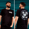 New Front & Back Logo Tee - Black