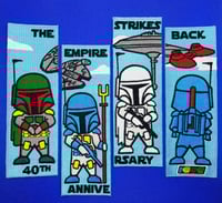 ESB 40th Anniversary 4-piece patch set