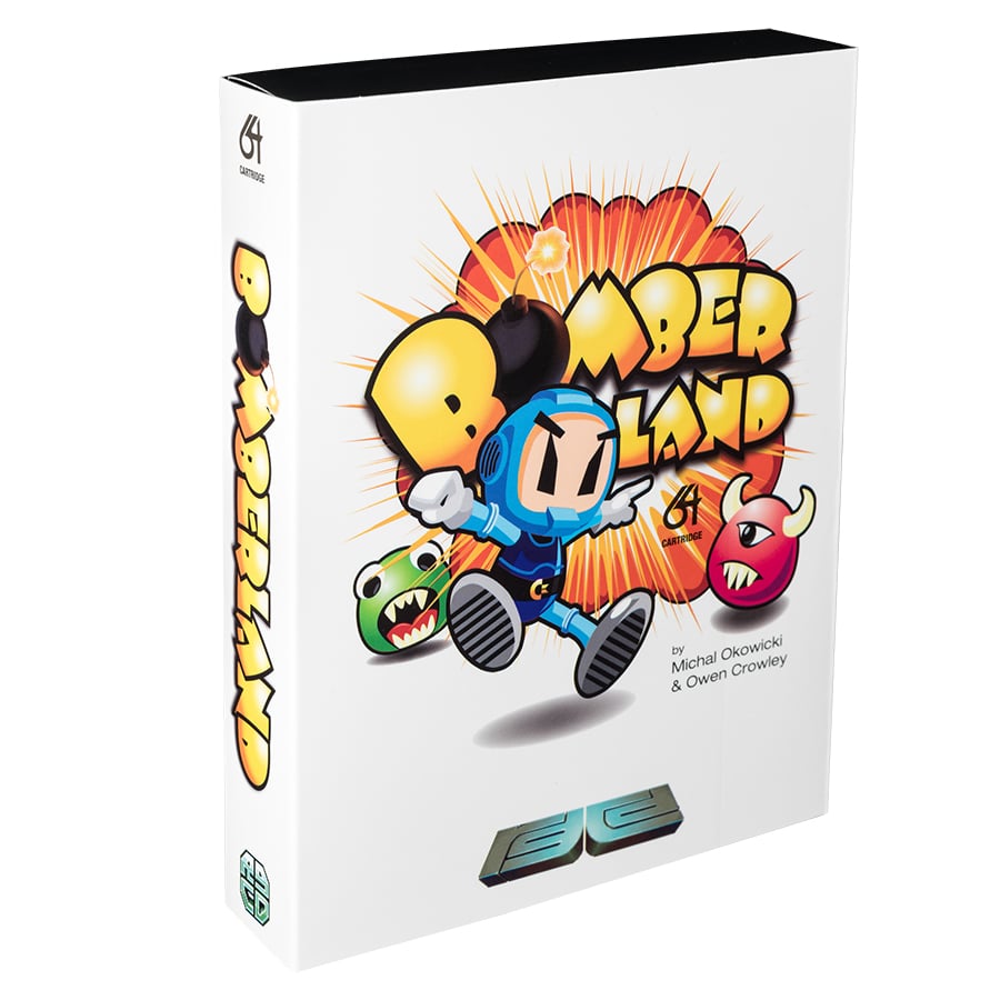 A look at the final case and cartridge for Super Bomberman R