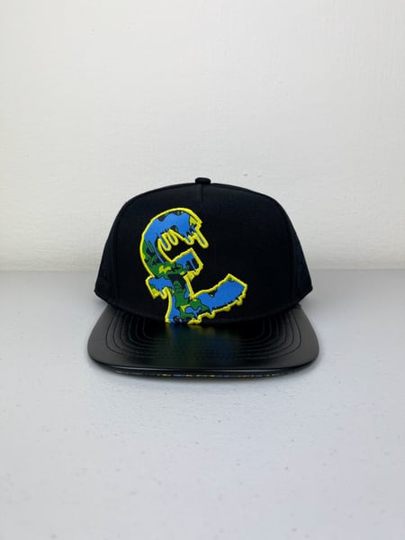 Image of JJ CLOTHING X BLUECHEESE CAMO £ SNAPBACK