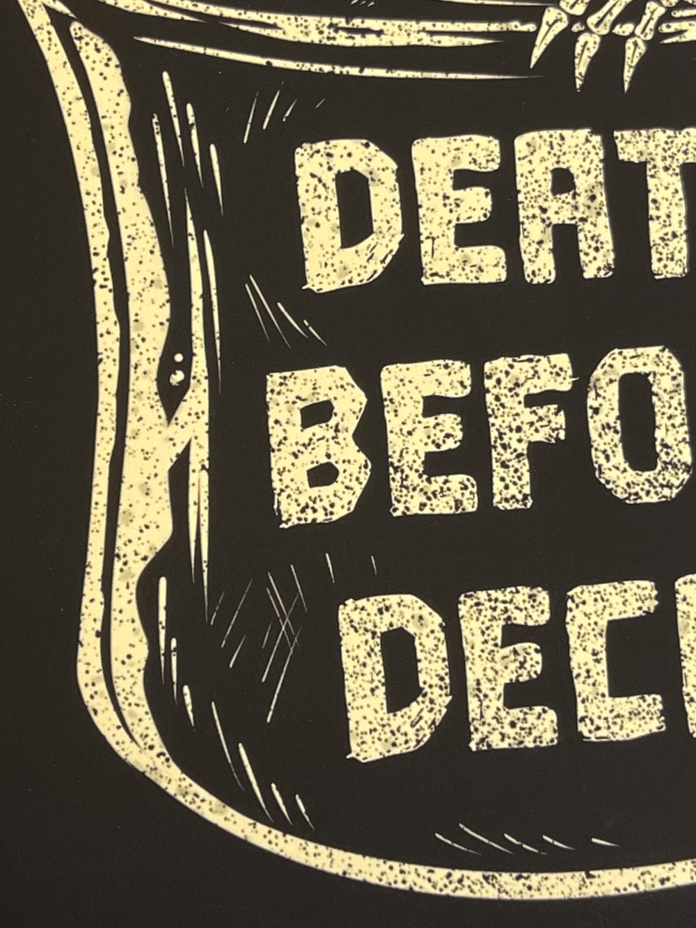 "DEATH BEFORE DECAF" Print