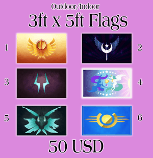 Full Size Pony Flags 