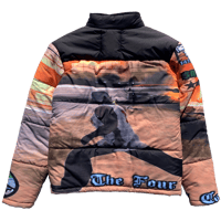 Image 2 of VIDEOGAME PUFFER JACKET (ORANGE)