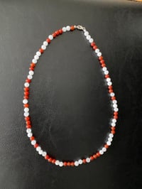 Image 1 of Red Beaded Necklace