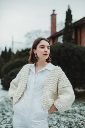 Image of Knitting Pattern - Carlisle Cardigan