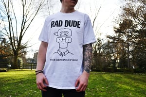 Image of Rad Dude, Never Growing Up Mom T-shirt | White 🤙