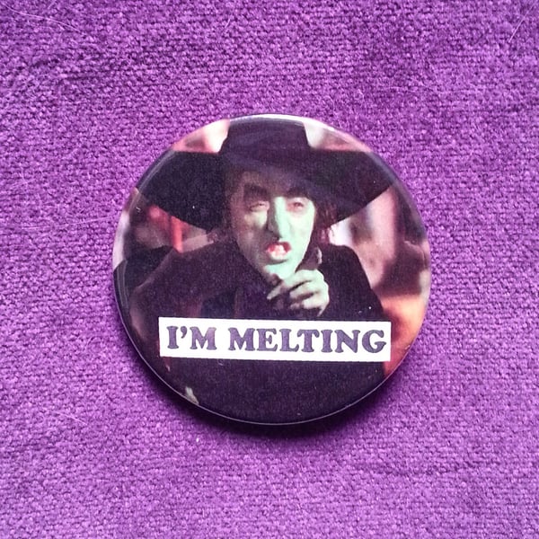 Image of badge le magicien d'oz - the wizard of oz - melting