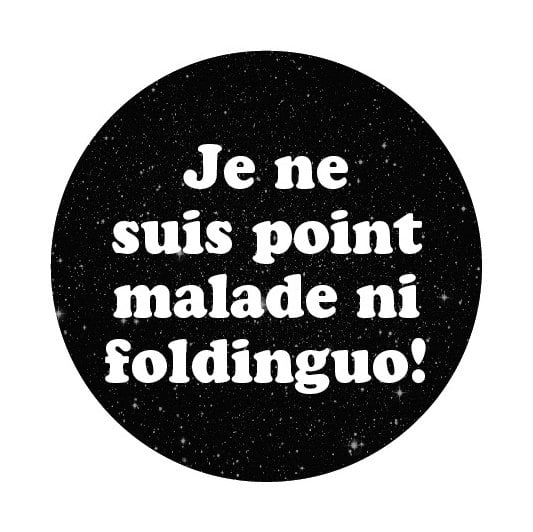 Image of badge les visiteurs - foldinguo