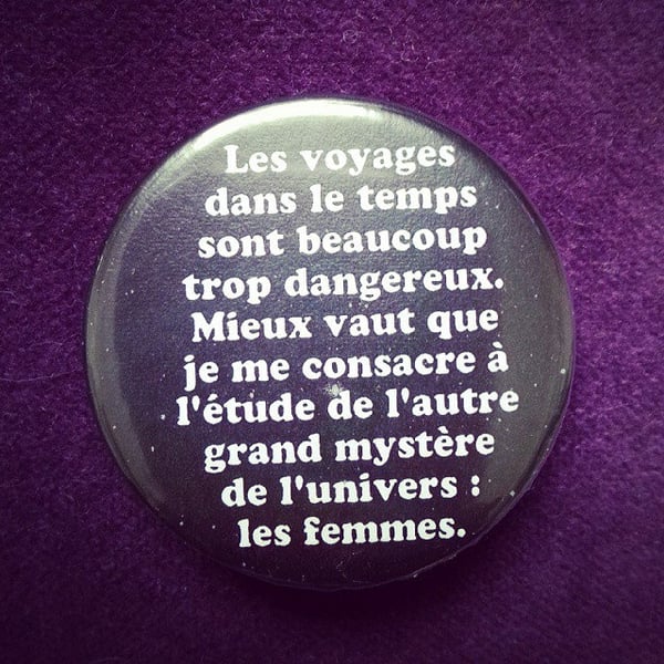 Image of badge retour vers le futur - back to the future - mystère