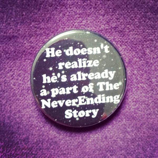 Image of badge l'histoire sans fin - the neverending story - part of