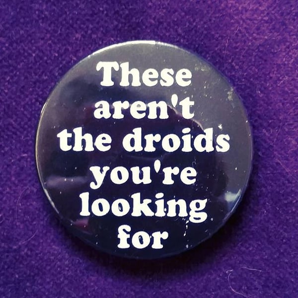 Image of badge star wars - droids
