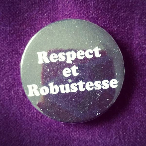 Image of badge astérix mission cléopâtre - respect robustesse