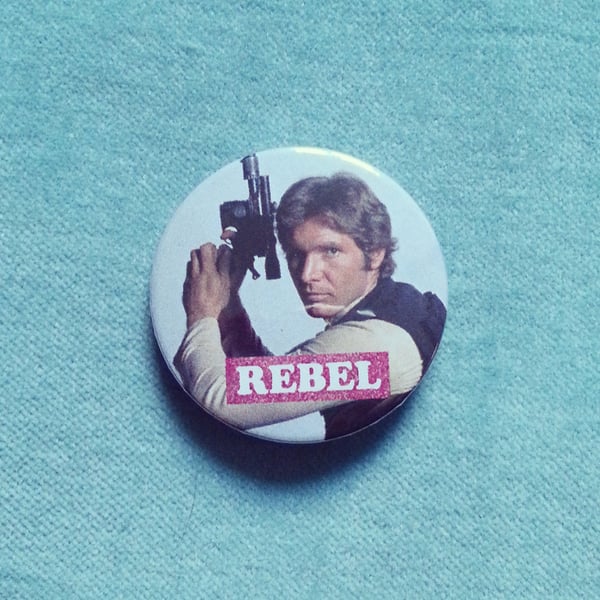 Image of badge star wars - solo