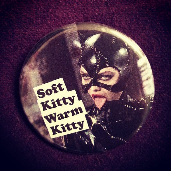 Image of badge batman - catwoman