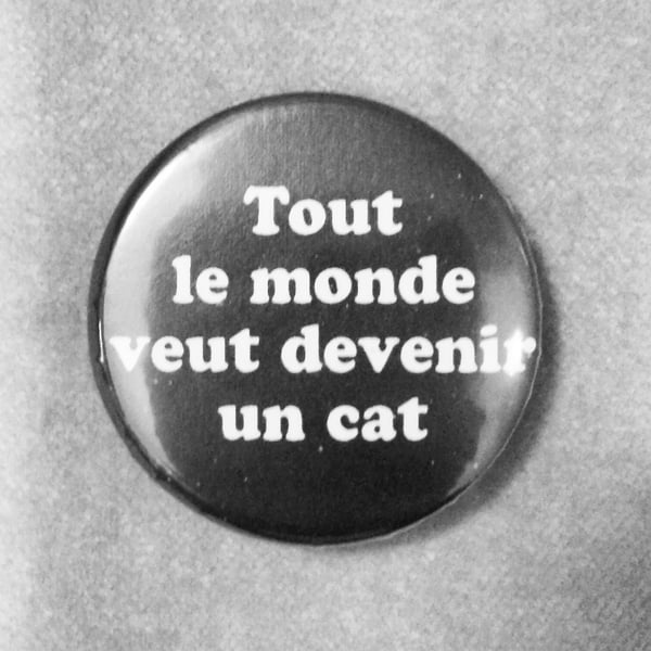 Image of badge les aristochats - the aristocats - devenir un cat