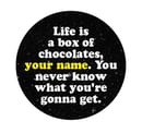 Image 2 of badge forrest gump - box of chocolates