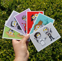 Image 3 of Amor Calavera Postcard Set