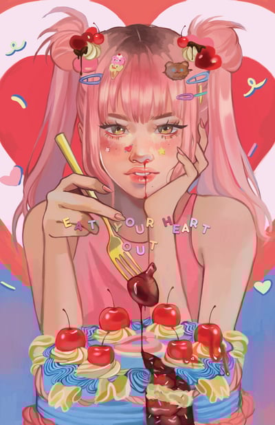 Image of Eat your heart out Poster 