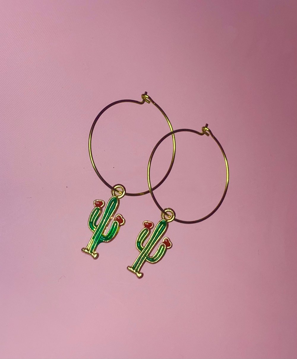 Image of Cactus Hoops 