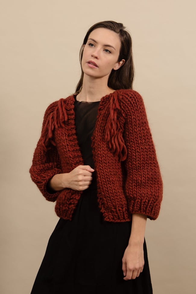 Knitting Pattern Perth Cardigan good night, day