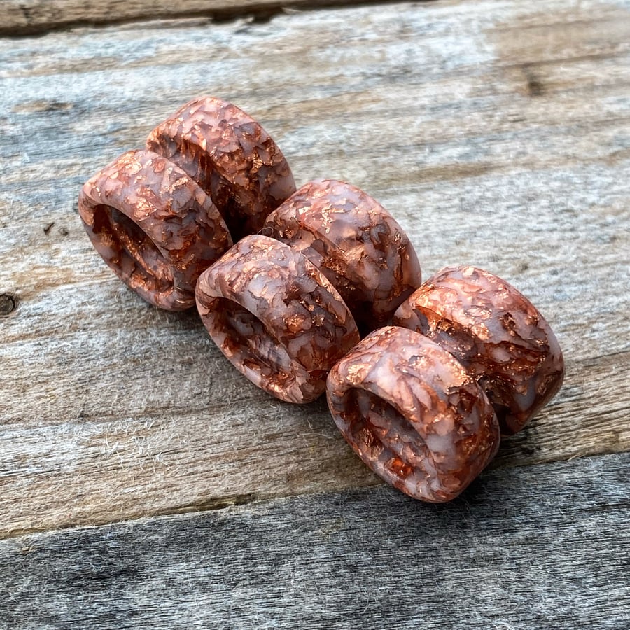 Image of Copperfetti BLB (Big Lil Bead)