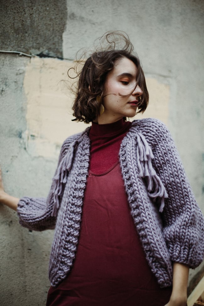 Knitting Pattern Perth Cardigan good night, day