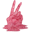 Peace Out Sticker