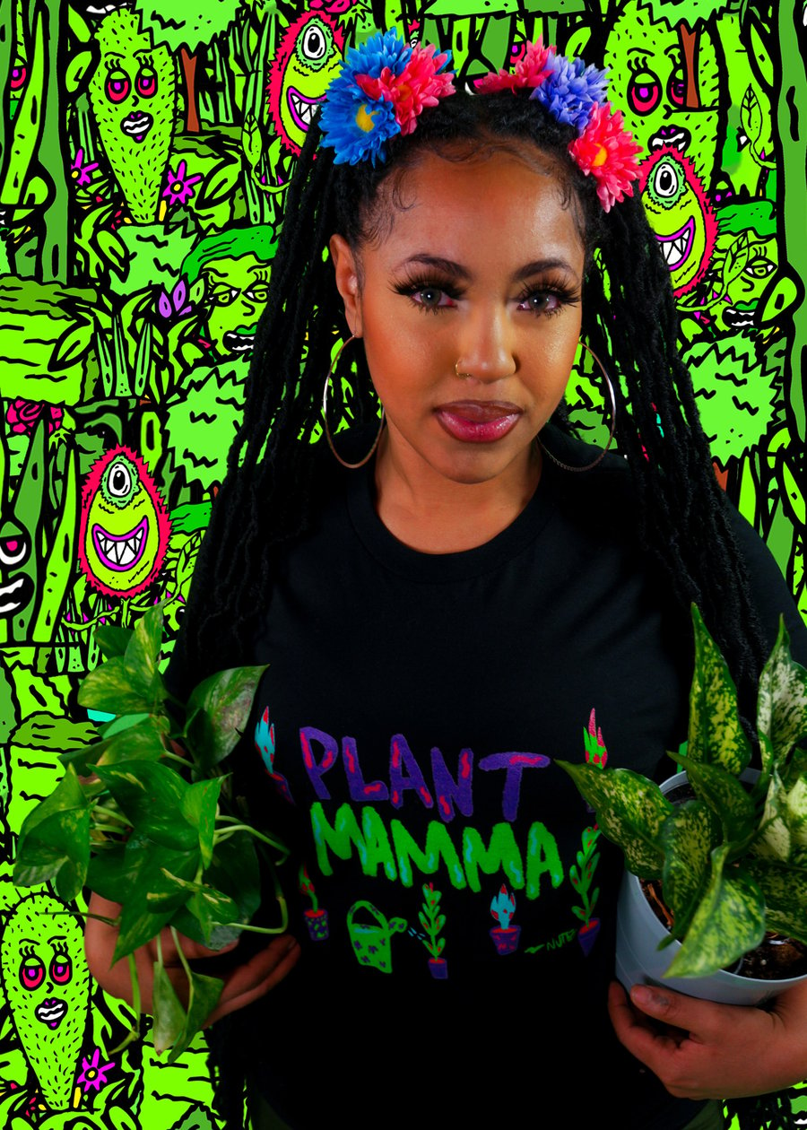 Image of Black Plant Mama  Unisex T-Shirt