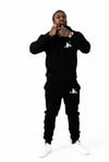 Junkie Kartel Black "JK'' Sweat Suit Package