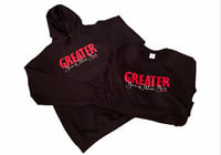 It’s Greater Hoodie (Red/Black)