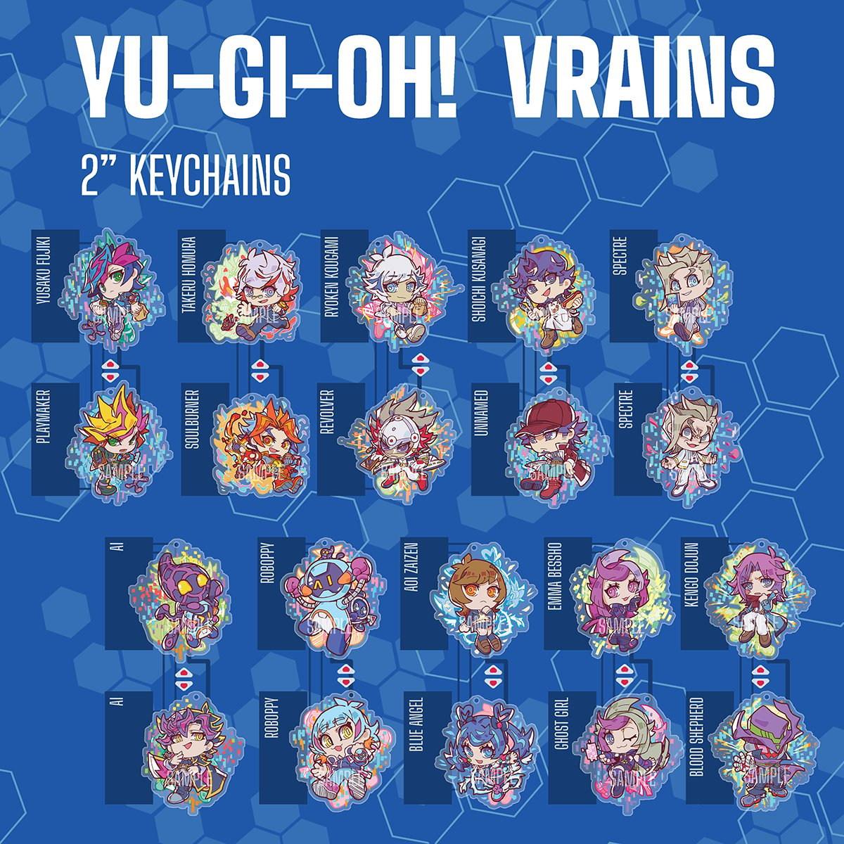 Yu-Gi-Oh! VRAINS Keychains | obsidiem