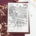 Lot de deux cartes postales - Croquis Parisiens