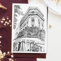 Lot de deux cartes postales - Croquis Parisiens