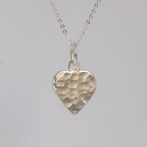 Image of Silver heart necklace