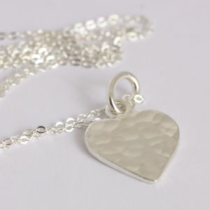 Image of Silver heart necklace