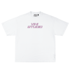  Lilac on White Tee - PREORDER