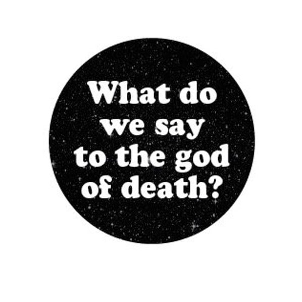 Image of badge game of thrones - god of death