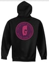Greasetrap Records - Black Hoodie  (Purple logo)