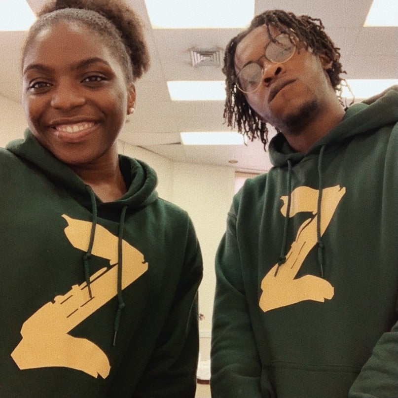 Image of Green “Big Z” Hoodie (RETRO)