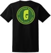 Greasetrap Records - Black Tee (Green Logo)