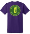 Greasetrap Records - Purple Tee (Green Logo)