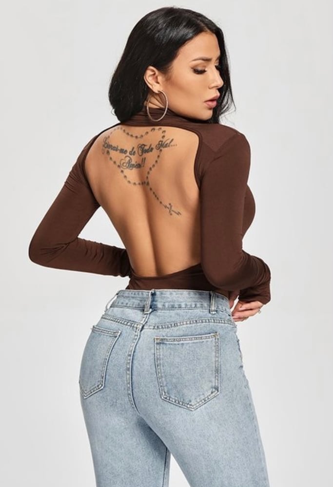Image of CHOCOLATE BUNNY BODY SUIT