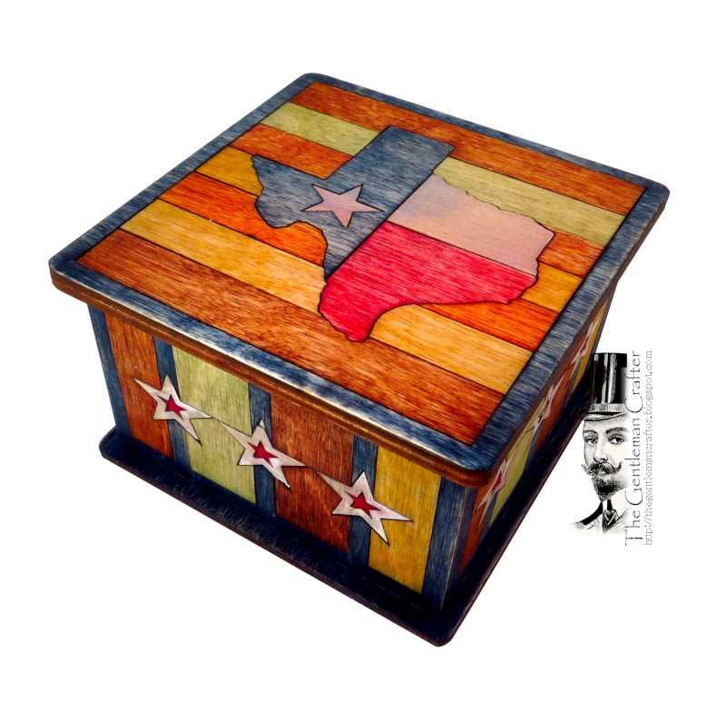 Image of Marquetry Box - Texas Our Texas Box Kit