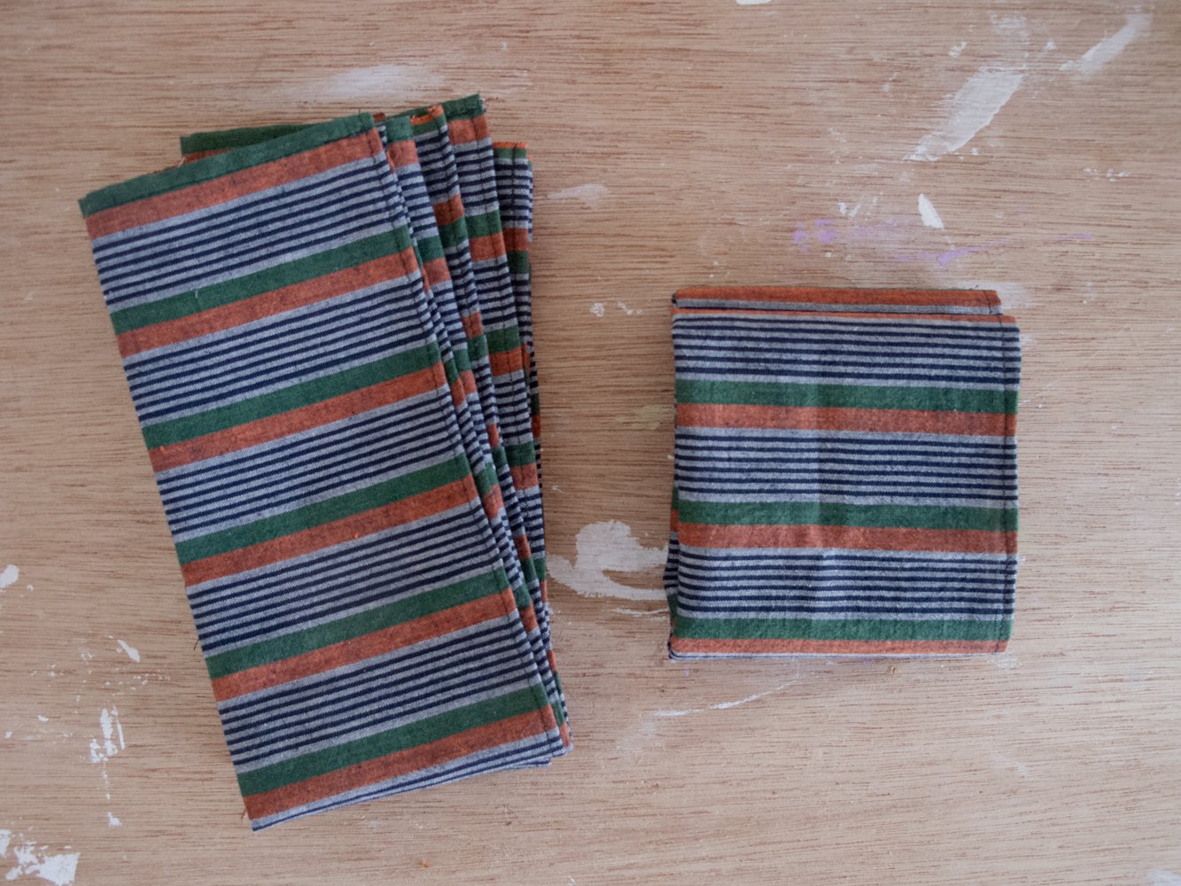 Image of  striped napkins