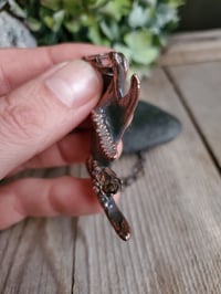 Image 5 of Muskrat Jawbone with Smoky Quartz